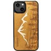 Pouzdro a kryt na mobilní telefon Apple AppleMix BEWOOD Apple iPhone 15 - intarzovaný - dřevěný - motiv hor