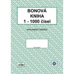 Baloušek Tisk ET400 Bonová kniha, A4, 1-1000 čísel – Zboží Živě