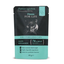 Fitmin For Life Cat Sterilised salmon 85 g