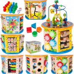 Majlo Toys edukační kostka s labyrintem Activity Cube 8v1 – Zboží Mobilmania