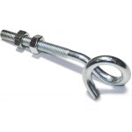 Hák houpačkový se závitem, M8x120mm, Zn – Sleviste.cz