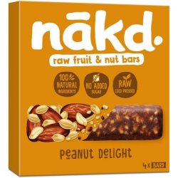 Nakd raw fruit & nut bar 4 x 35 g