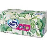 Zewa Deluxe papírové kapesníčky bílé Box 3-vrstvé 90 ks – Zboží Dáma