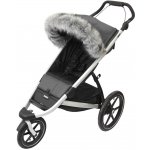 Emitex Univerzální kožešinový límec na boudičku kočárku 100 x 13 cm Gray – Zboží Dáma