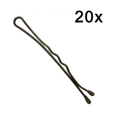 Ostatní Sponka do vlasů 20ks Hnědá – Zboží Dáma