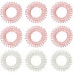 BeastPink Set spirálových gumiček do vlasů 9 ks pink – Zboží Mobilmania