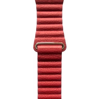 Coteetci kožený magnetický řemínek pro Apple Watch 38/40 mm WH5205-RD Červená
