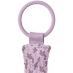 Bibs Paci Braid klip na dudlík violet sky mauve – Zboží Dáma