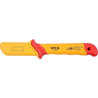 Yato Izolovaný elektrikářský nůž, VDE, 50 x 180 mm YT-21210 – Sleviste.cz