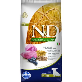 N&D Low Grain Dog Puppy Mini Lamb & Blueberry 7 kg