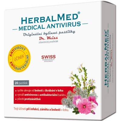 Simply You Herbalmed Medical Antivirus Dr. Weiss 20 pastilek – Hledejceny.cz
