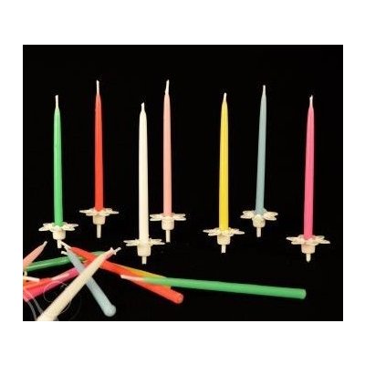 Dortisimo Svíčka tenká bílá 8 cm – Zboží Mobilmania