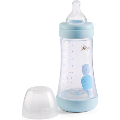 Chicco láhev kojenecká Perfect 5 silikon modrá 240 ml – Zboží Mobilmania