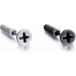 Šperky eshop ocelový piercing do pupíku patinované drápy držící barevnou kuličku Z03.14 černá – Zboží Mobilmania
