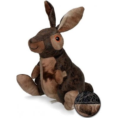 Holland Animal Care Pískací odolný zajíc Karel , imitace kůže 23 cm – Zboží Mobilmania
