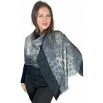 Šál Pašmína Roselina černá – Zboží Dáma