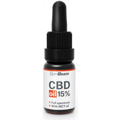 GymBeam CBD olej 15% 10 ml – Zboží Mobilmania