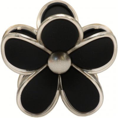 Skřipec na vlasy - květ Barva: černá – Zboží Mobilmania