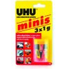 UHU sekundové lepidlo super minis 3x1 g