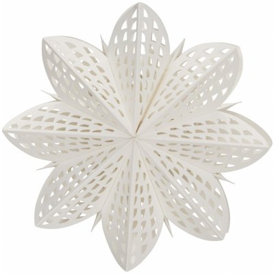 House Doctor Závěsná papírová hvězda Gint White Ø 30 cm bílá barva papír – Hledejceny.cz