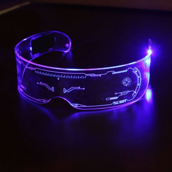 Party Boxík High-Tech LED Brýle (Futuristické) Pořadí: 3