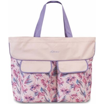 Fabrizio plážová taška XXL 50434-5719 42 L růžová – Zboží Dáma