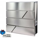 D3640 poštovní schránka nerez Nerez Ano – Zbozi.Blesk.cz