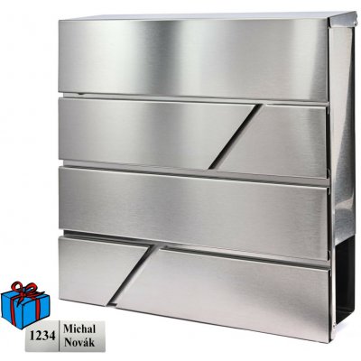 D3640 poštovní schránka nerez Nerez Ano – Zbozi.Blesk.cz