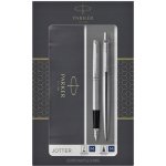 Parker Jotter Stainless Steel CT sada plnicí pero a kuličková tužka 1501/1563258 – Zboží Živě