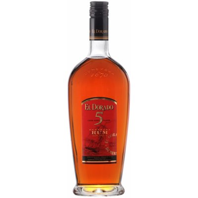 Rum El Dorado 5y 40% 0,7 l (holá láhev) – Zboží Mobilmania