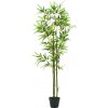 Květina vidaXL Umělá rostlina bambus s květináčem 150 cm zelená