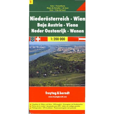 Automapa Dolní Rakousko Vídeň 1:200 000 – Hledejceny.cz