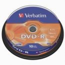 Verbatim DVD-R 4,7GB 16x, cake 10ks (43523)