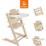 Stokke Tripp Trapp High Chair Bundle Natur + Tray White – Zboží Dáma