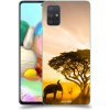 Pouzdro a kryt na mobilní telefon Samsung Pouzdro ACOVER Samsung Galaxy A71 A715F s motivem Elephant