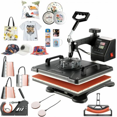 Termolis Vevor Swing 8 v 1 38 x 30 cm na trička, talíře, čepice a hrnky – Zboží Živě