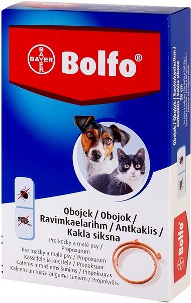 Bolfo 38 obojek pro kočky a malé psy 2 ks od 299 Kč - Heureka.cz