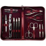 Kellermann 5851 P N sada na manikúru a pedikúru, vínová – Zboží Dáma