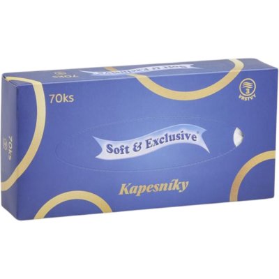 Soft exclusive kapesníky 3-vrstvé 70 ks – Zboží Dáma