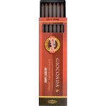 Koh-i-Noor Umělecké tuhy 6 ks 5,6 mm Sepia světlá – Zboží Dáma