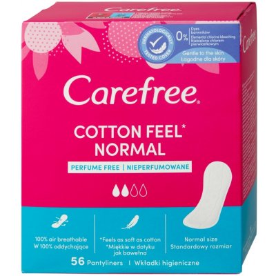 Carefree Cotton slipové vložky 56 ks – Zboží Mobilmania
