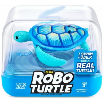 Zuru Robo Alive Turtle interaktivní želva modrá – Zboží Mobilmania