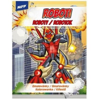 Omalovánky MFP A4 Roboti – Zboží Živě