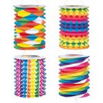 Boland Sada 12 strakatých lamponů válců – Zboží Dáma