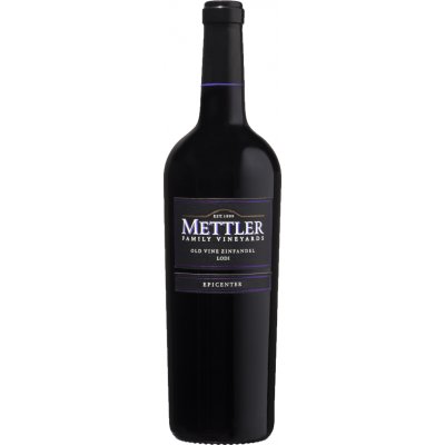 Mettler Old Vine Zinfandel 2021 Červené 14,5% 0,75 l (holá láhev) – Hledejceny.cz