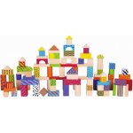 Viga dřevěná stavebnice 100 kostek – Zboží Mobilmania