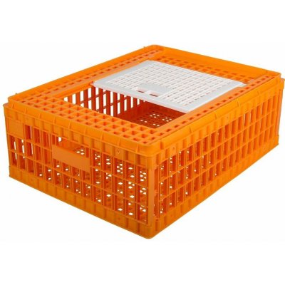 Olba Plastová přepravka pro drůbež horní dvířka 77 x 57 x 29 cm – Zboží Dáma