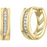 SILVEGO zlaté kruhy MYA QRG376M – Zboží Dáma