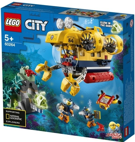 LEGO® City 60264 Oceánská průzkumná ponorka od 889 Kč - Heureka.cz