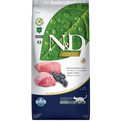 N&D PRIME kočka Grain Free Adult Lamb & Blueberry 5 kg – Hledejceny.cz